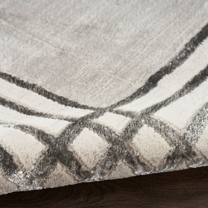 The Rug Corner Nourison Home Nourison Home - Desire Grey/Silver Area Rug DSR01