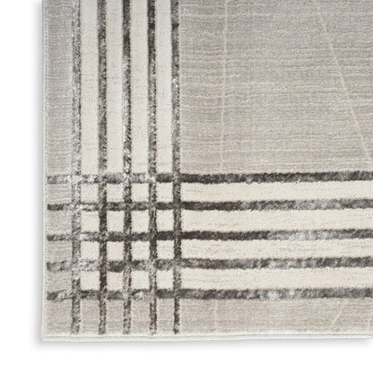 The Rug Corner Nourison Home Nourison Home - Desire Grey/Silver Area Rug DSR01