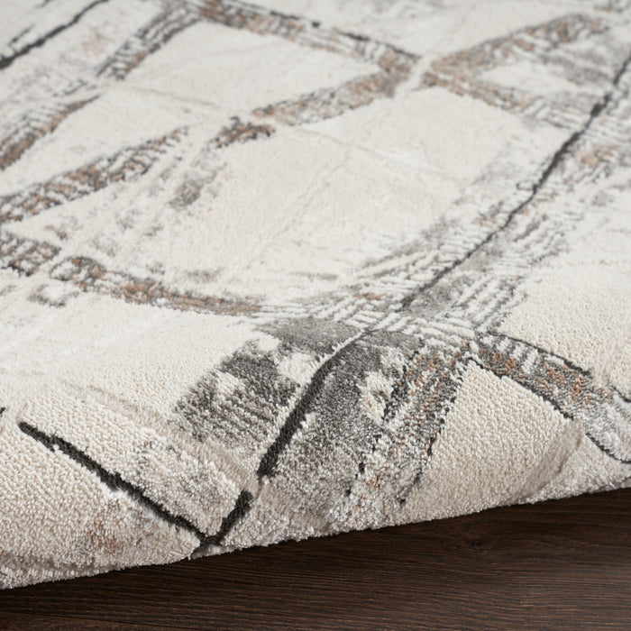 The Rug Corner Nourison Home Nourison Home - Desire Grey/Silver Area Rug DSR03