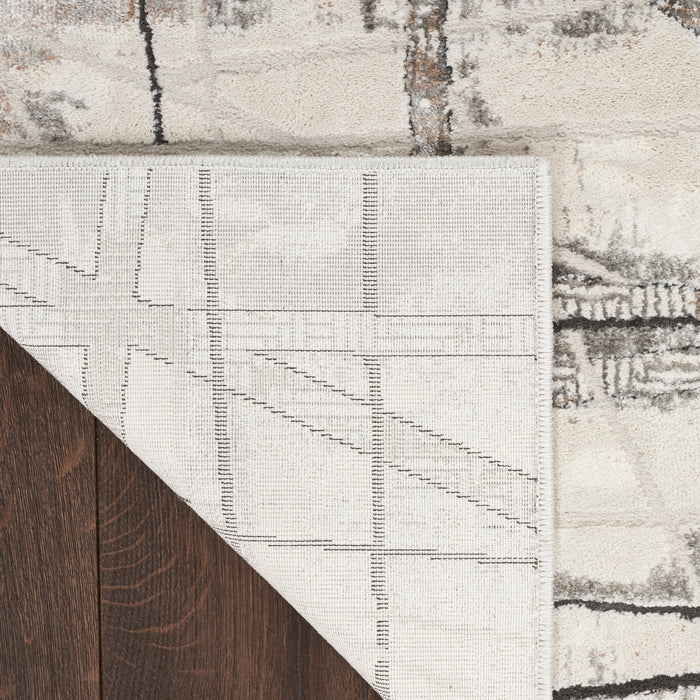 The Rug Corner Nourison Home Nourison Home - Desire Grey/Silver Area Rug DSR03