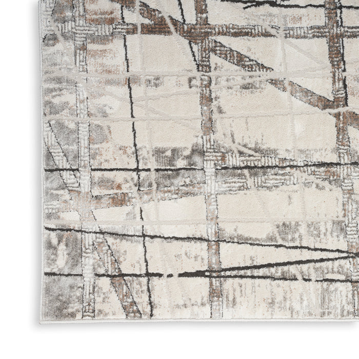 The Rug Corner Nourison Home Nourison Home - Desire Grey/Silver Area Rug DSR03