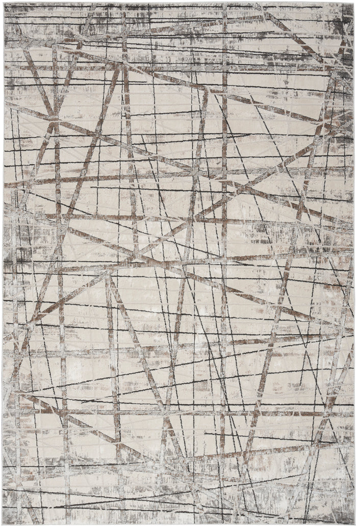 The Rug Corner Nourison Home Nourison Home - Desire Grey/Silver Area Rug DSR03