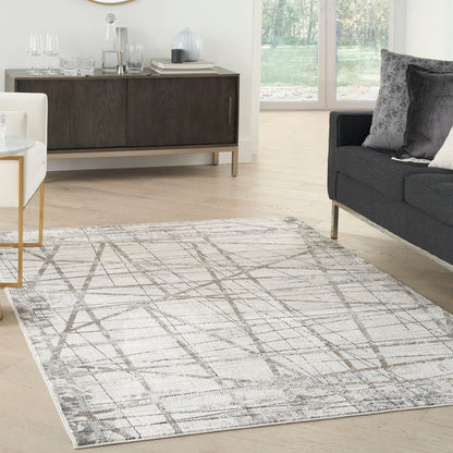 The Rug Corner Nourison Home Nourison Home - Desire Grey/Silver Area Rug DSR03