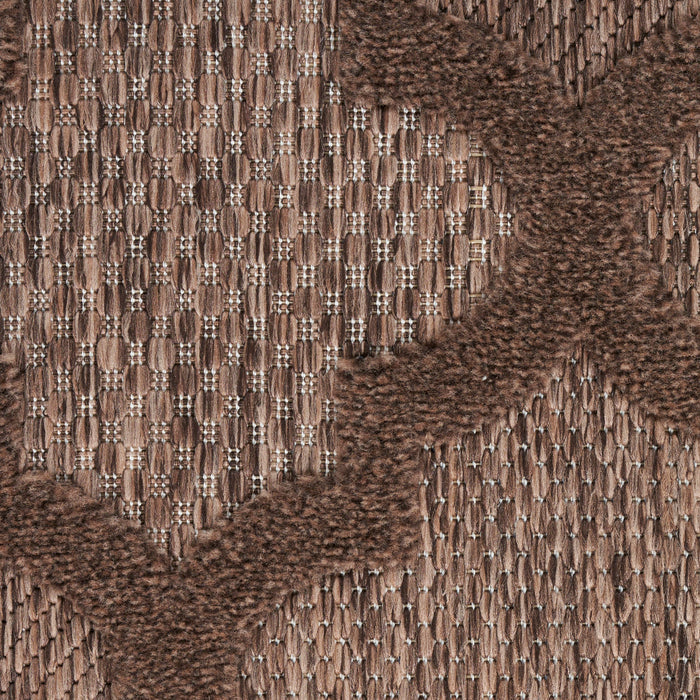 The Rug Corner Nourison Home Easy Care NES01 BROWN Area Rugs