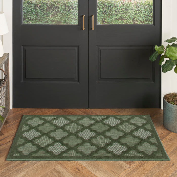 The Rug Corner Nourison Home Easy Care NES01 GREEN Area Rugs