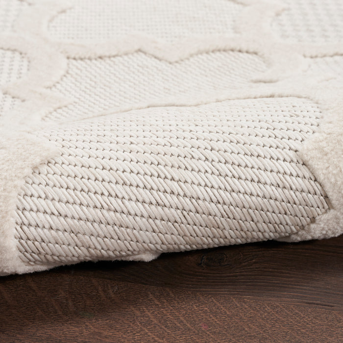 The Rug Corner Nourison Home Easy Care NES01 IVWHT Area Rugs