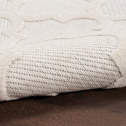 The Rug Corner Nourison Home Easy Care NES01 IVWHT Area Rugs