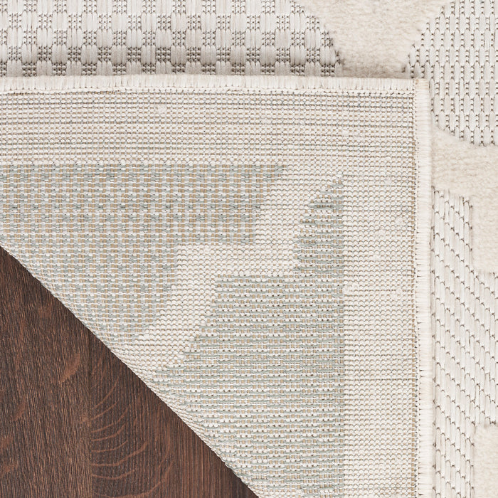 The Rug Corner Nourison Home Easy Care NES01 IVWHT Area Rugs