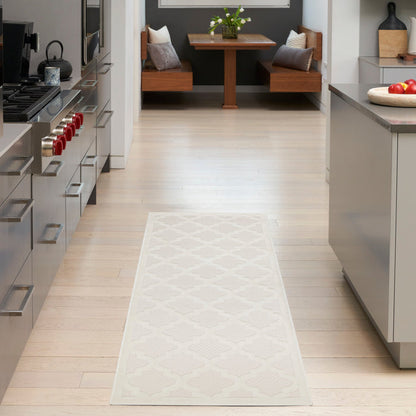 The Rug Corner Nourison Home Easy Care NES01 IVWHT Area Rugs