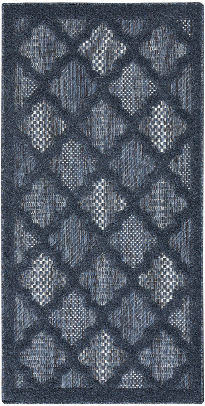 The Rug Corner Nourison Home Nourison Home - Easy Care Navy/Blue Area Rug NES01