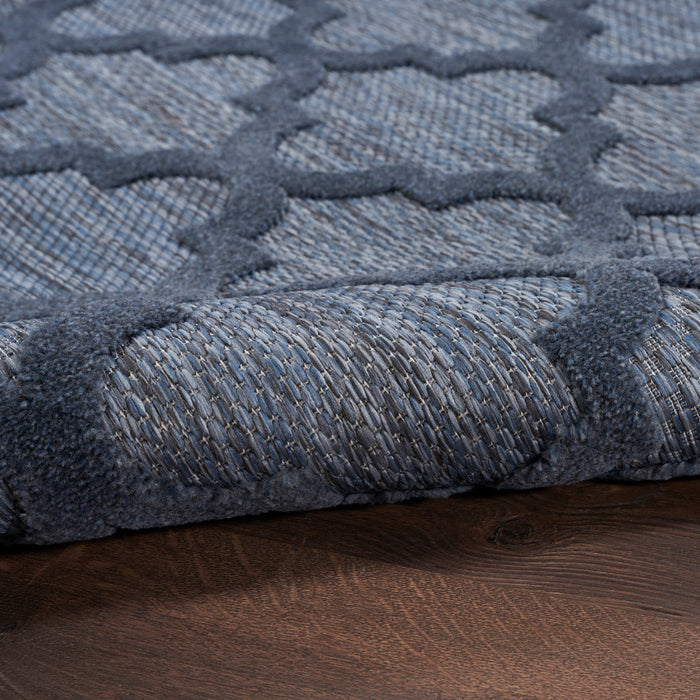 The Rug Corner Nourison Home Nourison Home - Easy Care Navy/Blue Area Rug NES01