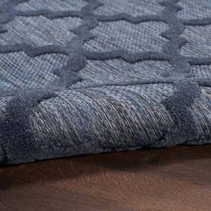 The Rug Corner Nourison Home Nourison Home - Easy Care Navy/Blue Area Rug NES01