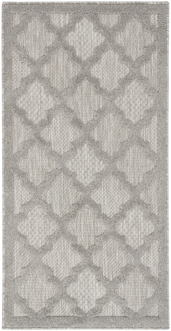 The Rug Corner Nourison Home Nourison Home - Easy Care Silver/Green Area Rug NES01