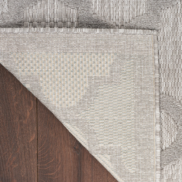 The Rug Corner Nourison Home Nourison Home - Easy Care Silver/Green Area Rug NES01
