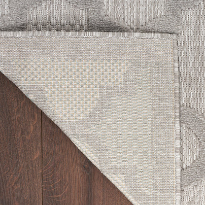 The Rug Corner Nourison Home Nourison Home - Easy Care Silver/Green Area Rug NES01