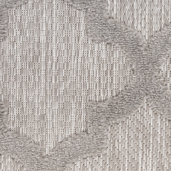 The Rug Corner Nourison Home Nourison Home - Easy Care Silver/Green Area Rug NES01