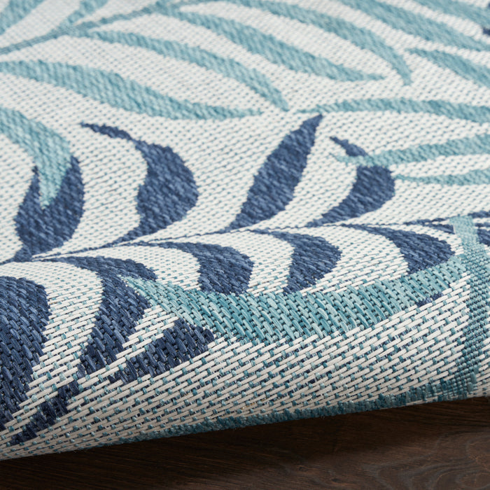 The Rug Corner Nourison Home Garden Oasis GOA01 BLUE Area Rugs