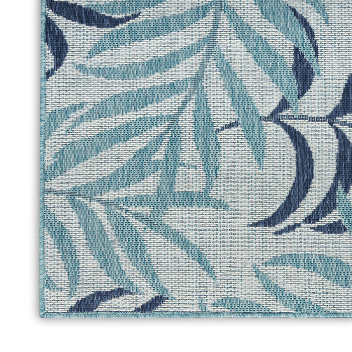The Rug Corner Nourison Home Garden Oasis GOA01 BLUE Area Rugs