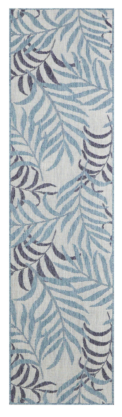 The Rug Corner Nourison Home Garden Oasis GOA01 BLUE Area Rugs