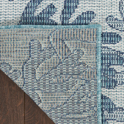 The Rug Corner Nourison Home Garden Oasis GOA05 BLUE Area Rugs