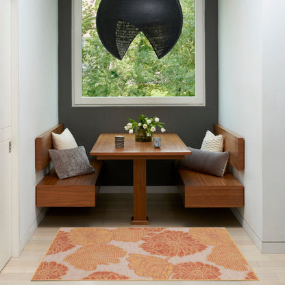 The Rug Corner Nourison Home Nourison Home - Garden Oasis Coral Area Rug GOA04