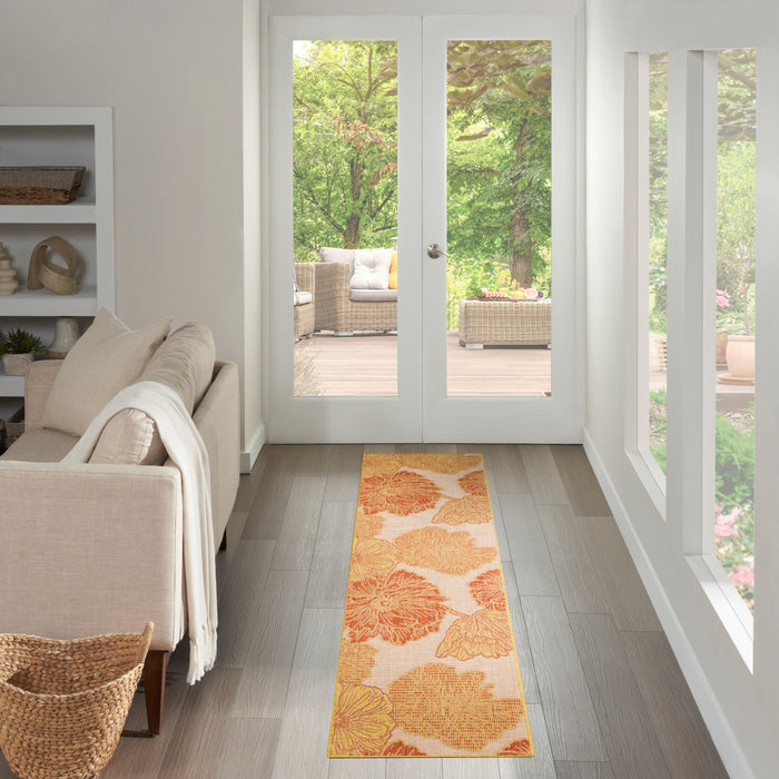 The Rug Corner Nourison Home Nourison Home - Garden Oasis Coral Area Rug GOA04