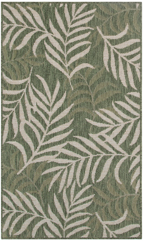 The Rug Corner Nourison Home Garden Oasis GOA01 GRNIV Area Rugs