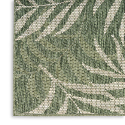 The Rug Corner Nourison Home Garden Oasis GOA01 GRNIV Area Rugs