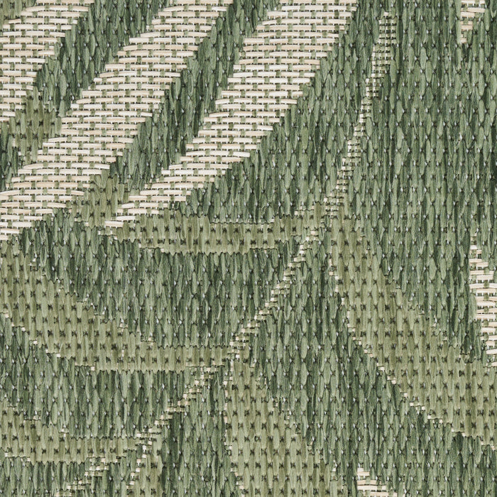The Rug Corner Nourison Home Garden Oasis GOA01 GRNIV Area Rugs
