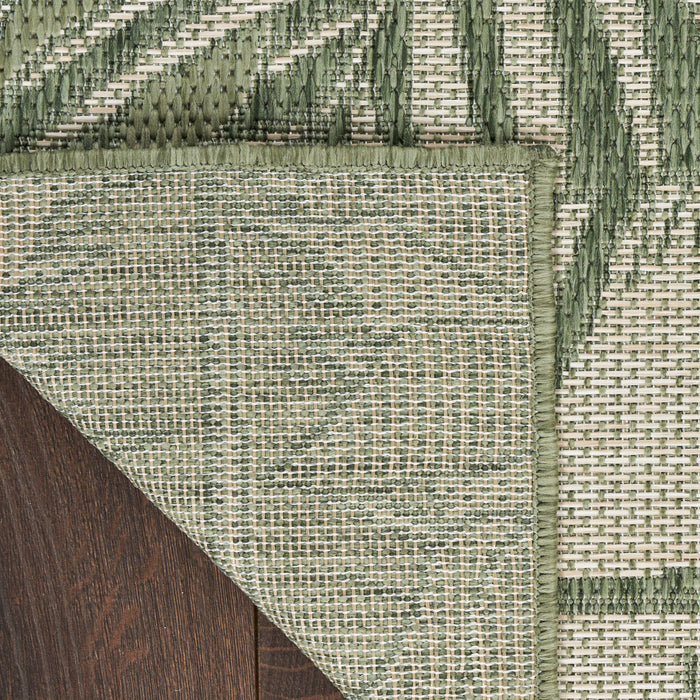 The Rug Corner Nourison Home Nourison Home - Garden Oasis Green/Ivory Area Rug GOA02