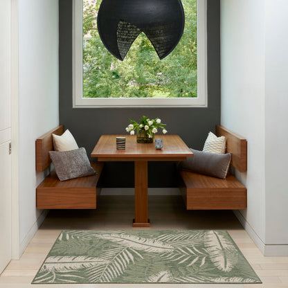 The Rug Corner Nourison Home Nourison Home - Garden Oasis Green/Ivory Area Rug GOA02
