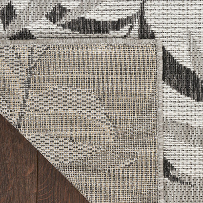 The Rug Corner Nourison Home Garden Oasis GOA01 GREY Area Rugs