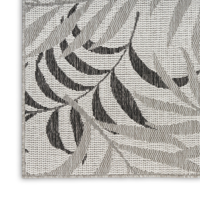 The Rug Corner Nourison Home Garden Oasis GOA01 GREY Area Rugs