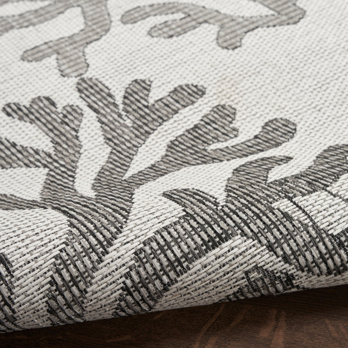The Rug Corner Nourison Home Garden Oasis GOA05 GREY Area Rugs