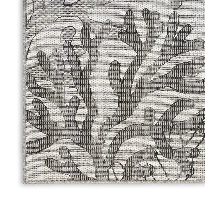 The Rug Corner Nourison Home Garden Oasis GOA05 GREY Area Rugs