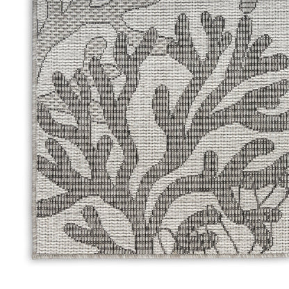 The Rug Corner Nourison Home Garden Oasis GOA05 GREY Area Rugs