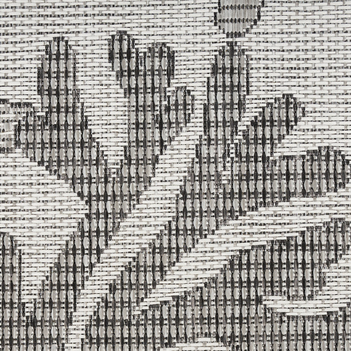 The Rug Corner Nourison Home Garden Oasis GOA05 GREY Area Rugs
