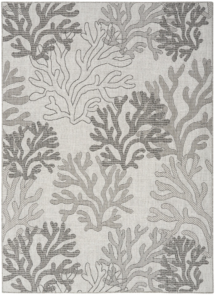 The Rug Corner Nourison Home Garden Oasis GOA05 GREY Area Rugs