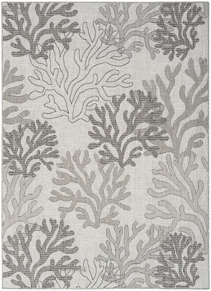 The Rug Corner Nourison Home Garden Oasis GOA05 GREY Area Rugs