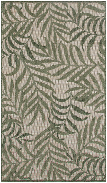 The Rug Corner Nourison Home Nourison Home - Garden Oasis Ivory/Green Area Rug GOA01