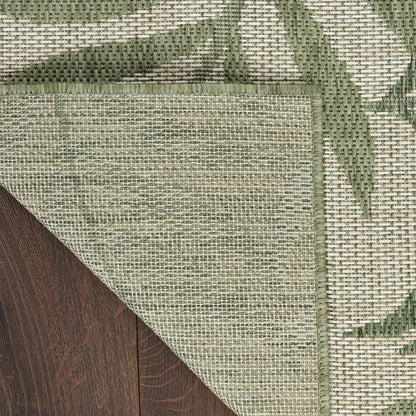 The Rug Corner Nourison Home Nourison Home - Garden Oasis Ivory/Green Area Rug GOA01