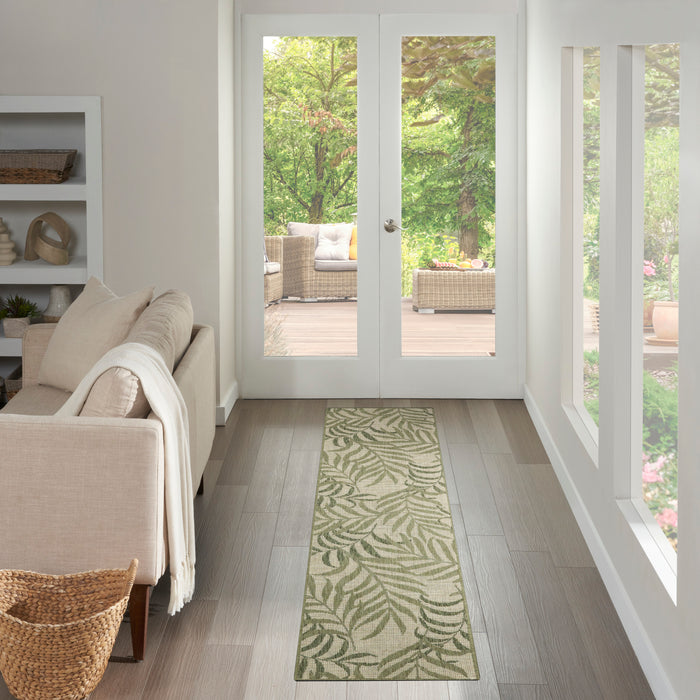 The Rug Corner Nourison Home Nourison Home - Garden Oasis Ivory/Green Area Rug GOA01