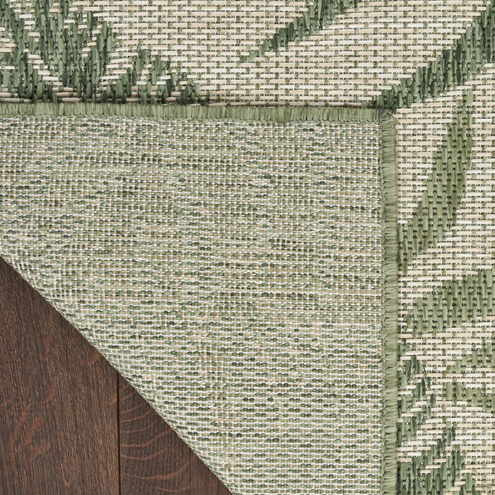 The Rug Corner Nourison Home Nourison Home - Garden Oasis Ivory/Green Area Rug GOA02