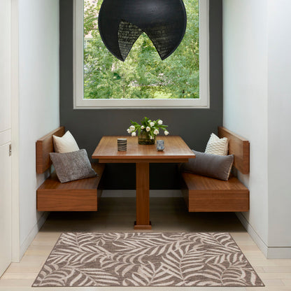 The Rug Corner Nourison Home Nourison Home - Garden Oasis Mocha Area Rug GOA01