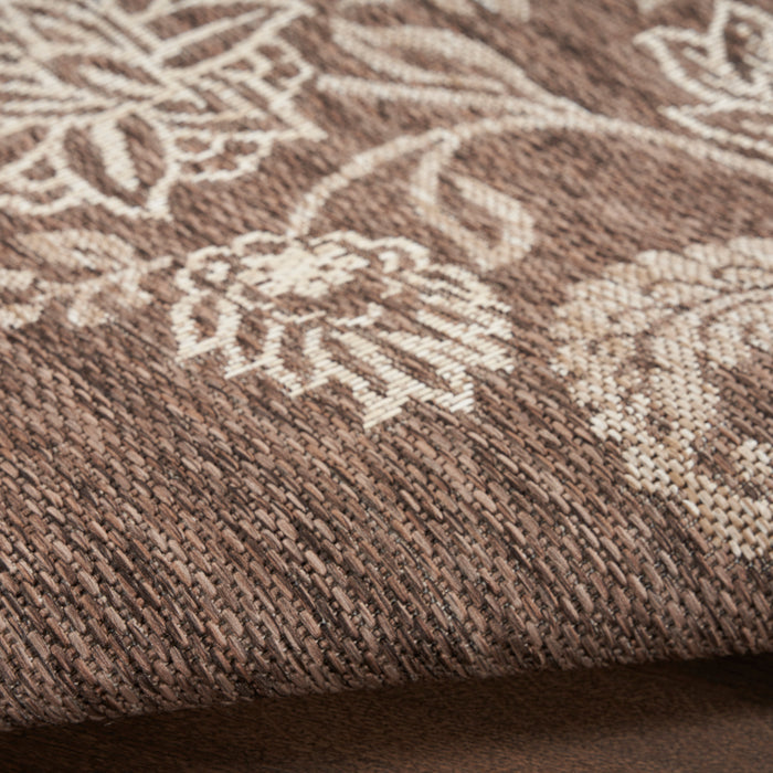 The Rug Corner Nourison Home Garden Oasis GOA03 MOCHA Area Rugs