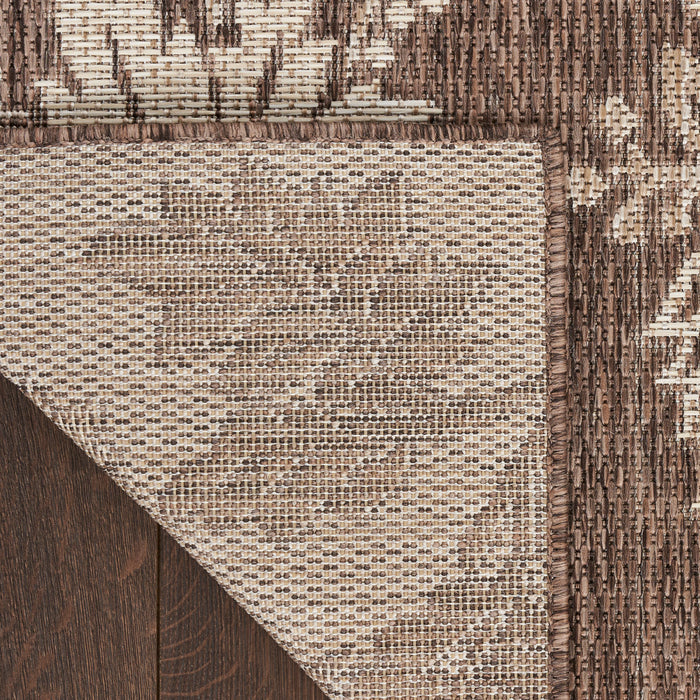 The Rug Corner Nourison Home Garden Oasis GOA03 MOCHA Area Rugs