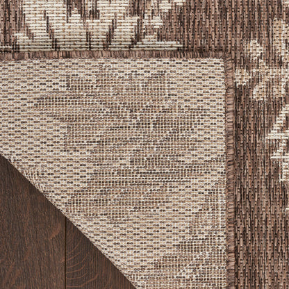 The Rug Corner Nourison Home Garden Oasis GOA03 MOCHA Area Rugs