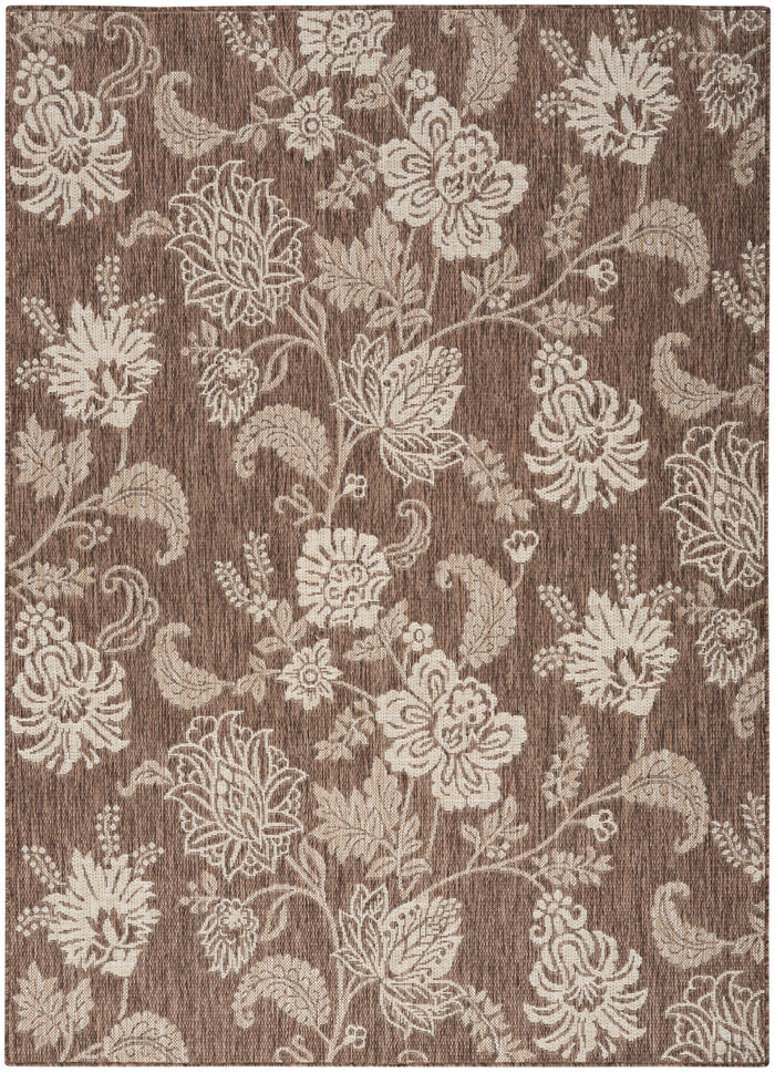 The Rug Corner Nourison Home Garden Oasis GOA03 MOCHA Area Rugs