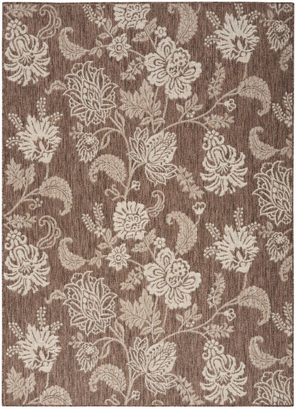 The Rug Corner Nourison Home Garden Oasis GOA03 MOCHA Area Rugs