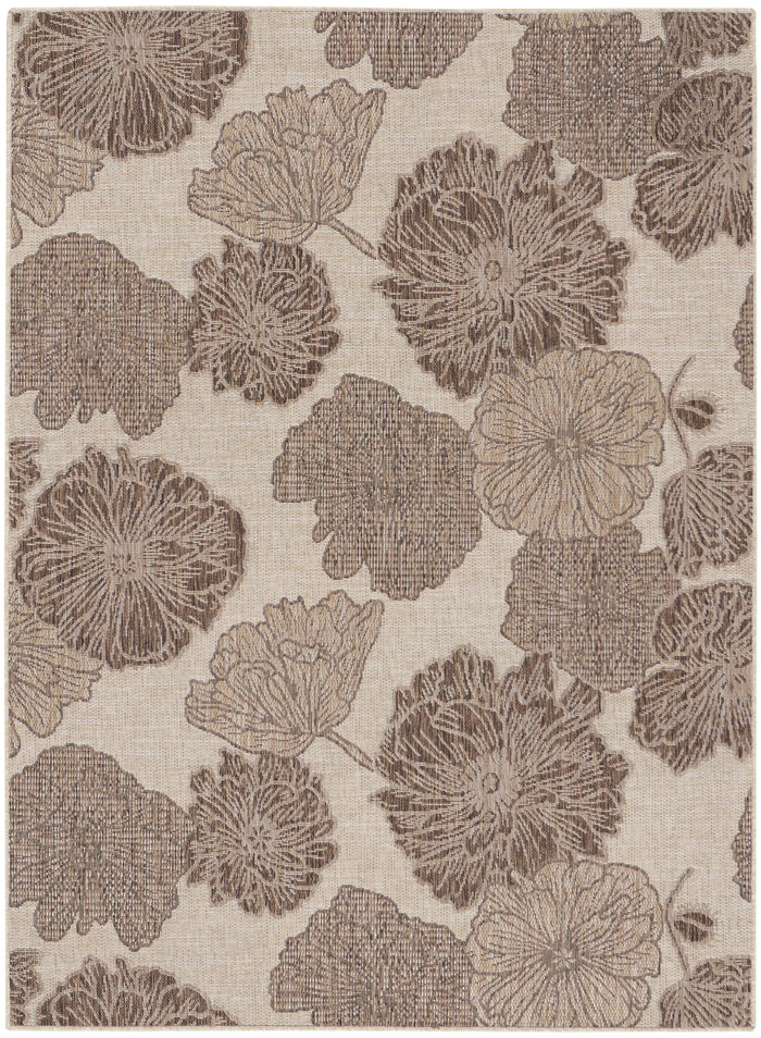 The Rug Corner Nourison Home Garden Oasis GOA04 NATRL Area Rugs